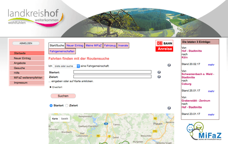 MiFaZ des Landkreises Hof